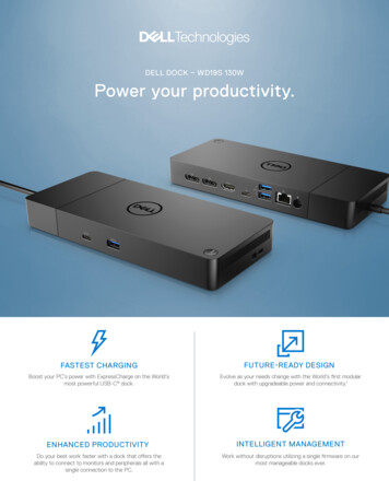 DELL DOCK - WD19S 130W Power Your Productivity.