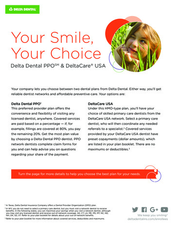 Your Smile, Your Choice - California State University, Stanislaus