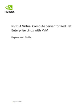 NVIDIA Virtual Compute Server For Red Hat Enterprise Linux With KVM