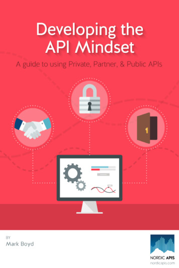 Developing The API Mindset - Nordic APIs