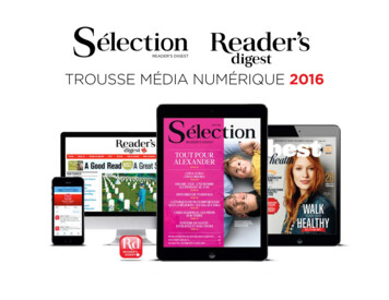 TROUSSE MÉDIA NUMÉRIQUE 2016 - Reader's Digest