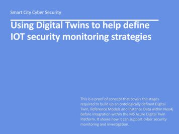 Smart City Cyber Security Using Digital Twins To Help . - WordPress 