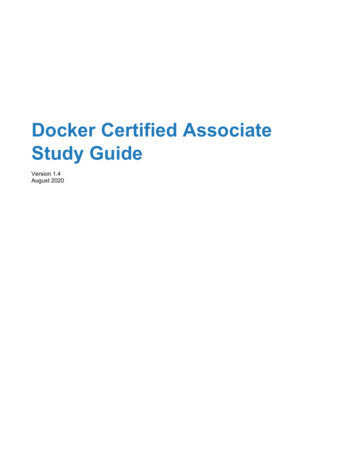 Docker Certified Associate Study Guide - Storyblok