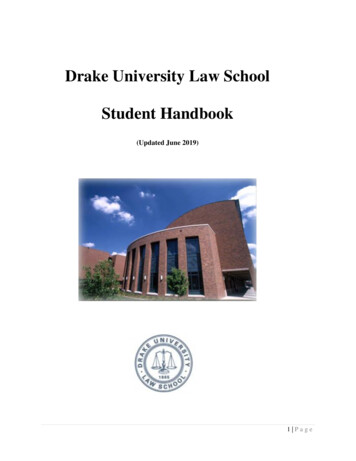 Drake University Law School Student Handbook