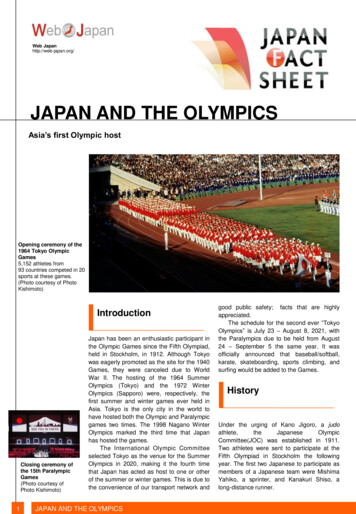 Japan And The Olympics