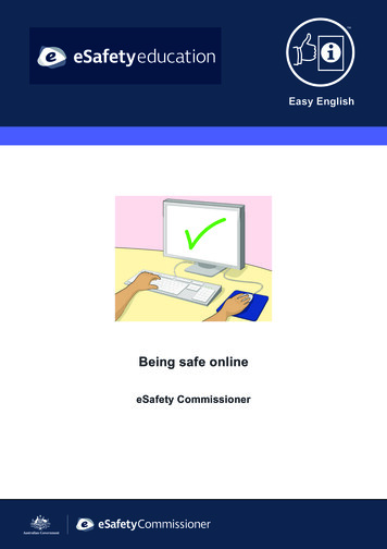 Being Safe Online - Office Of The ESafety Commissioner