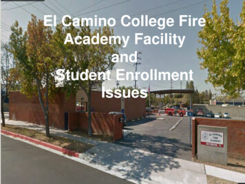 El Camino College Fire Academy Facility El Camino . - Torrance, CA