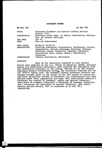 Document Resume Ed 065 159 Li 003 780 - Eric