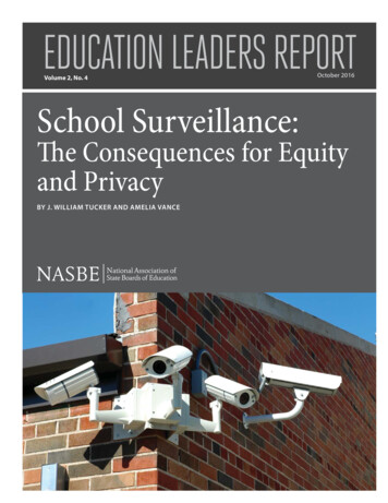 Th E Consequences For Equity And Privacy - Ed