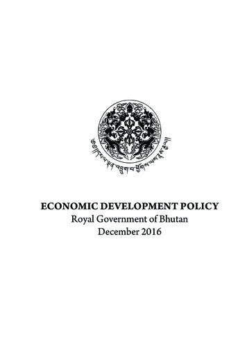Economic Development Policy