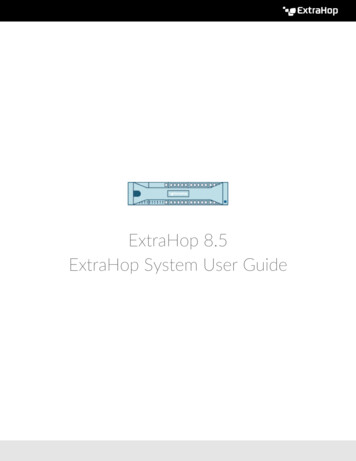 ExtraHop System User Guide