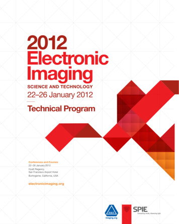 2012 Electronic Imaging - SPIE