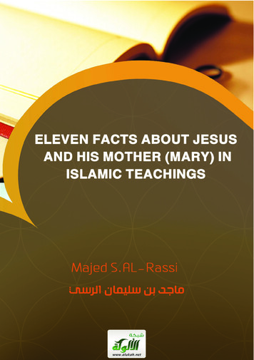 Eleven Facts About Jesus And His Mother (Mary) In Islamic Teachings (Pdf)