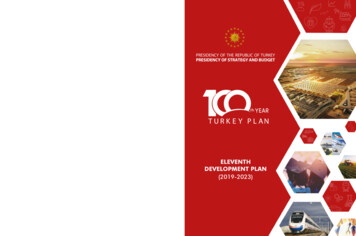 Eleventh Development Plan 2019-2023 - SBB