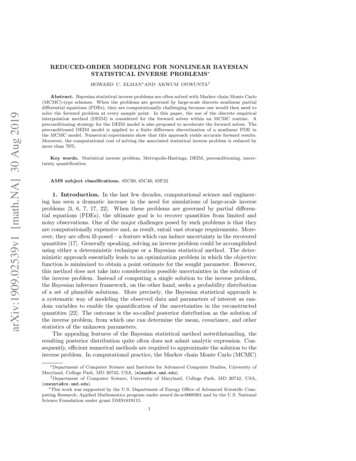 Reduced-order Modeling For Nonlinear Bayesian Statistical Inverse . - Umd