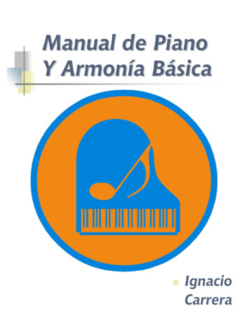 Manual De Piano Y Armonía Básica - Yola