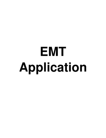 EMT Application - Alvin Community College