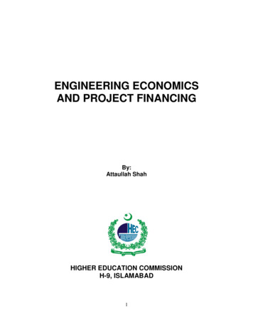Engineering Economics And Project Financing