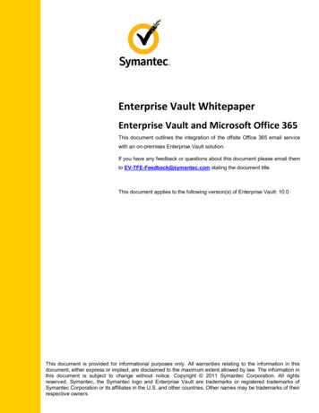 Enterprise Vault Whitepaper - VOX