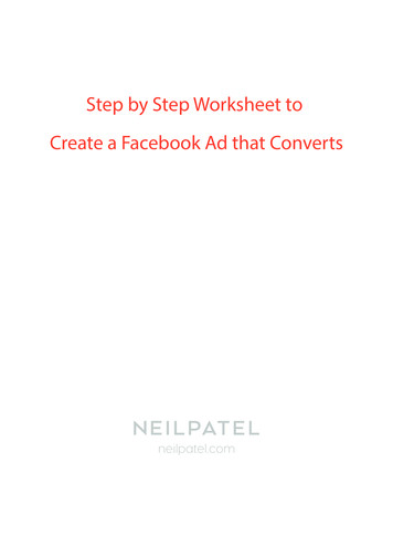 Step By Step Worksheet To Create A Facebook Ad That Converts - Neil Patel