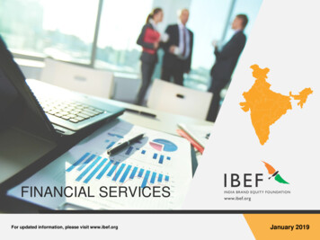 Financial Services - Ibef