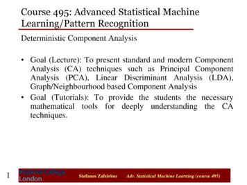Course 495: Advanced Statistical Machine Learning/Pattern Recognition