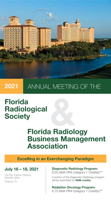 Radiological Society Florida Radiology Business Management Association