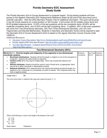 Florida Geometry EOC Assessment Study Guide - Mrs. Sisson's Webpage