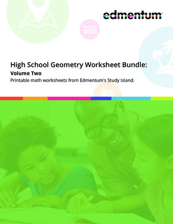 High School Geometry Worksheet Bundle - Kdl 