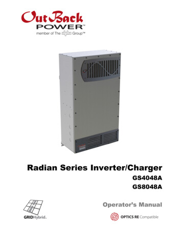 Radian Series Inverter/Charger - OutBack Power Inc