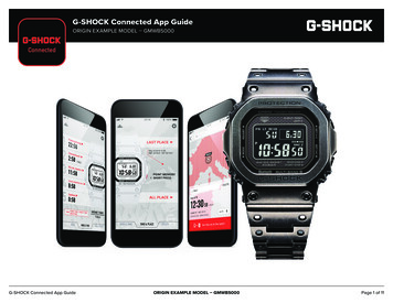 G-SHOCK Connected App Guide - Casiocdn 
