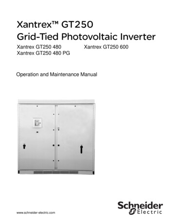 Xantrex GT250 Grid-Tied Photovoltaic Inverter