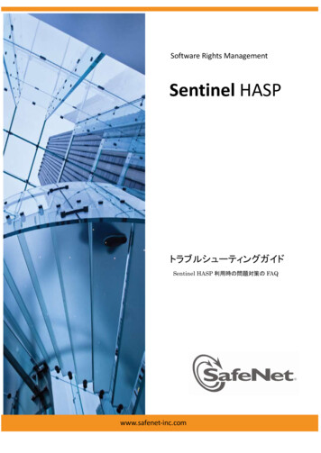 Sentinel HASP - Support.safenet-inc.jp
