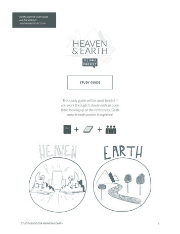 Heaven Earth Study Guide