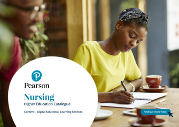 Nursing - Pearson South Africa