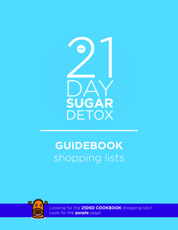GUIDEBOOK - The 21-Day Sugar Detox By Diane Sanfilippo