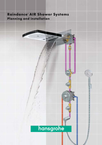Raindance AIR Shower Systems - Hansgrohe