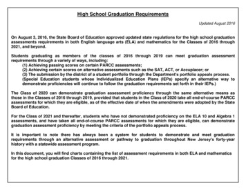 High School Graduation Requirements - Bayonne Board Of Education