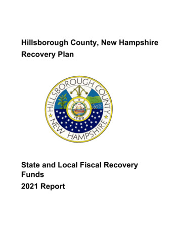 Hillsborough County, New Hampshire Recovery Plan