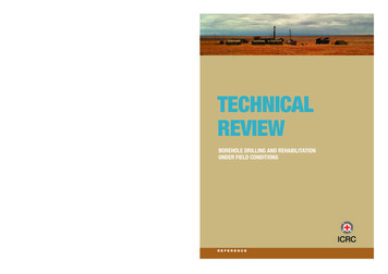 Technical Review : Borehole Drilling And Rehabilitation Under Field .