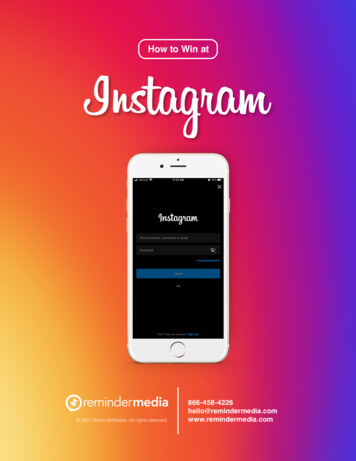 How To Win At Instagram - ReminderMedia