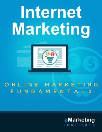 Internet Marketing: Online Marketing Fundamentals