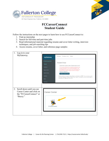 Internship Placement Form Instructions - Career Center Fullerton College