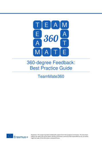 360-degree Feedback: Best Practice Guide
