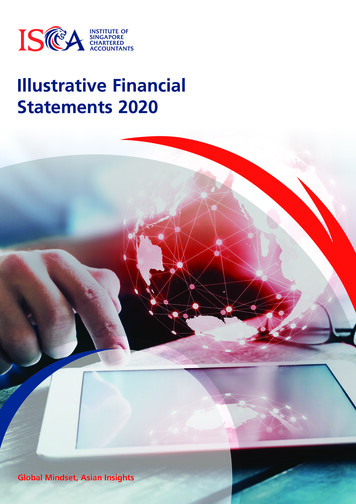 Illustrative Financial Statements 2020 - ISCA