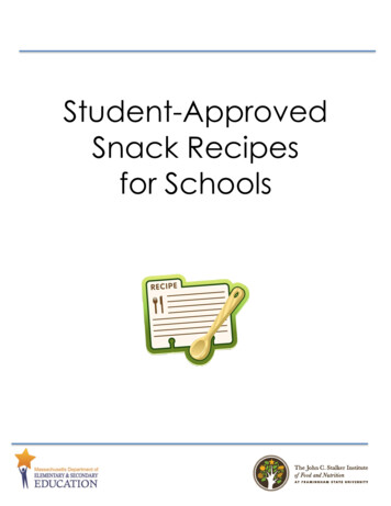 Student-Approved Snack Recipes For Schools