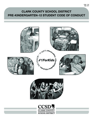 Student Code Of Conduct - Clark County School District