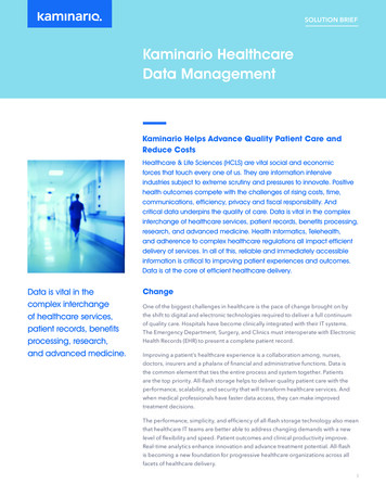 Kaminario Healthcare Data Management