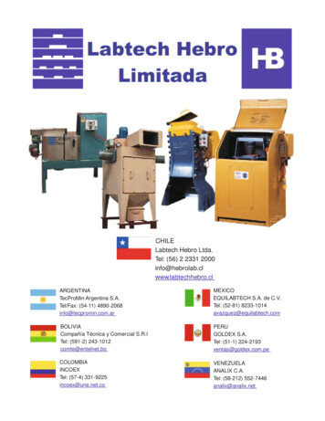 CHILE Labtech Hebro Ltda. Info@hebrolab.cl Labtechhebro