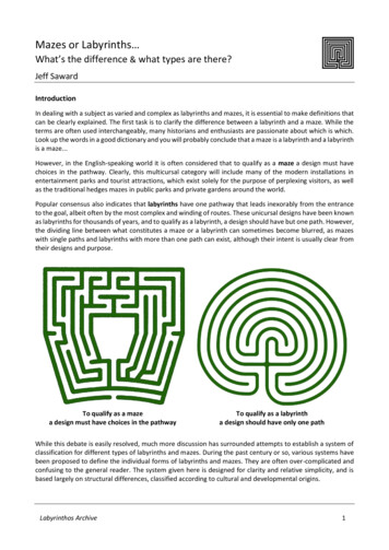 Labyrinth Typology - Labyrinthos Homepage